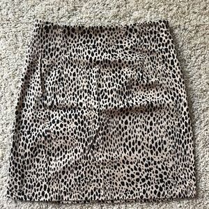 BrandyMeliville cheetah print skirt